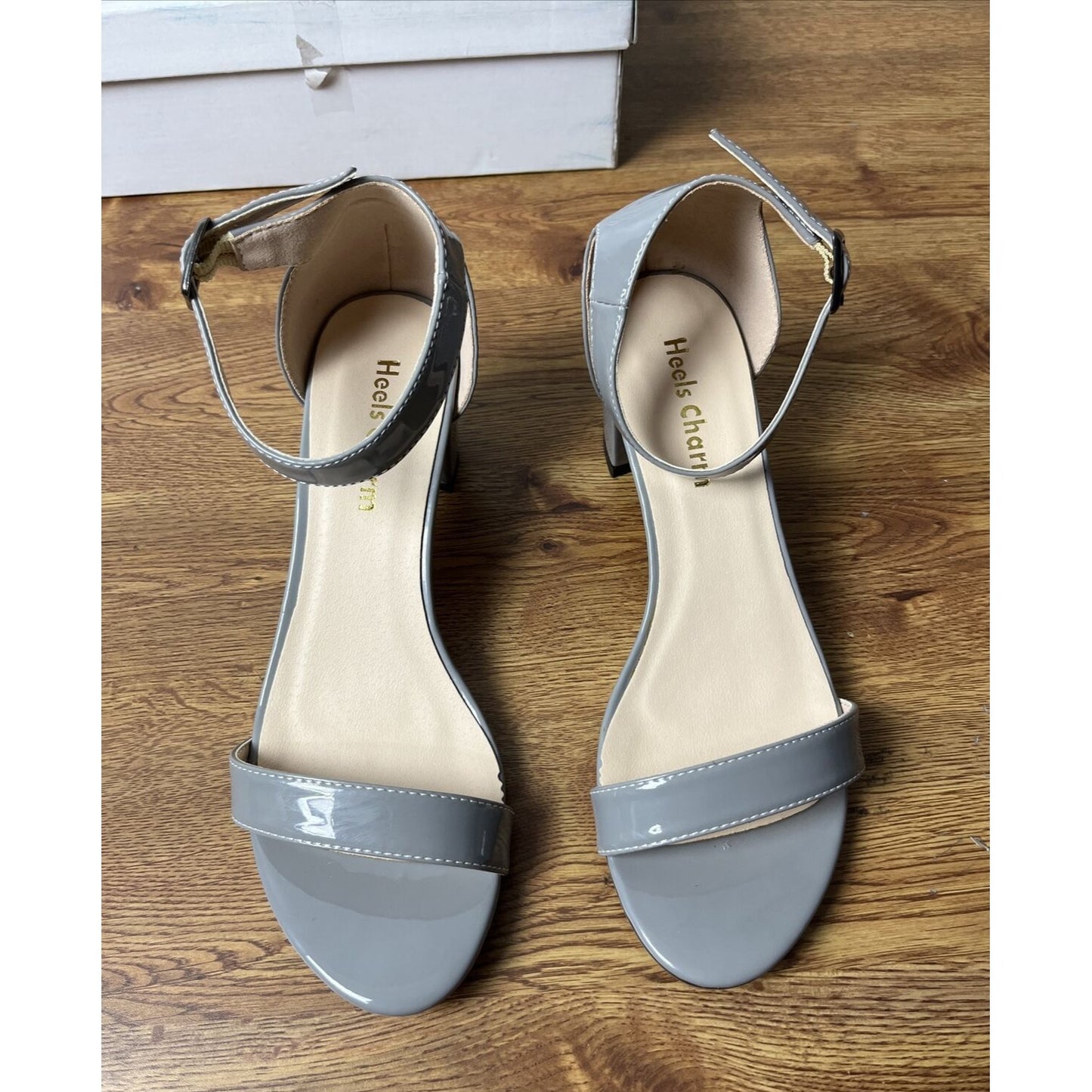 Heels Charm Women's Strappy Chunky Block Low Heeled Sandals 2 Inches Open Toe