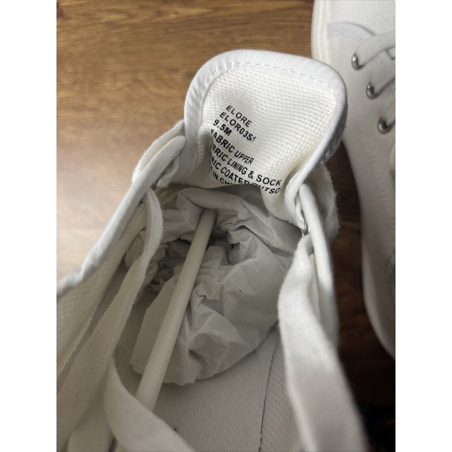 Steve Madden Elore White Lace Up Chunky Heel Low Top Breathable Sneakers Sz 9.5M