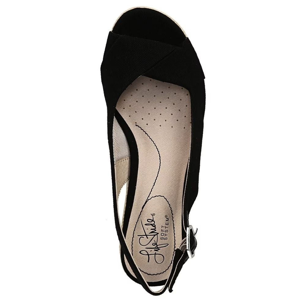 $69.99 Life Stride Women's SOCIALITE Sandal Black Size 10M