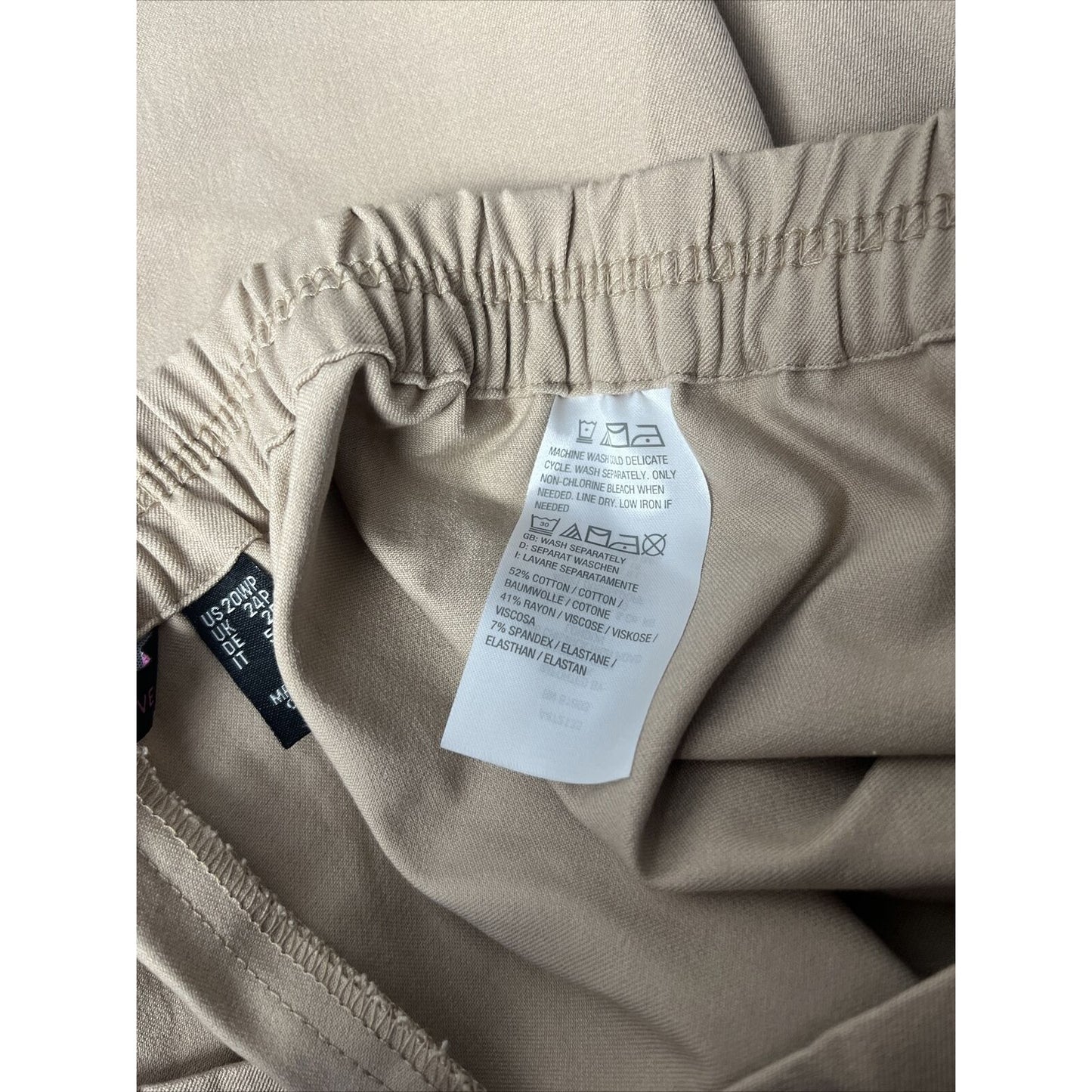 Isaac Mizrahi Regular 24/7 Stretch Crop Pants w/Pockets White Plus Petite 20WP