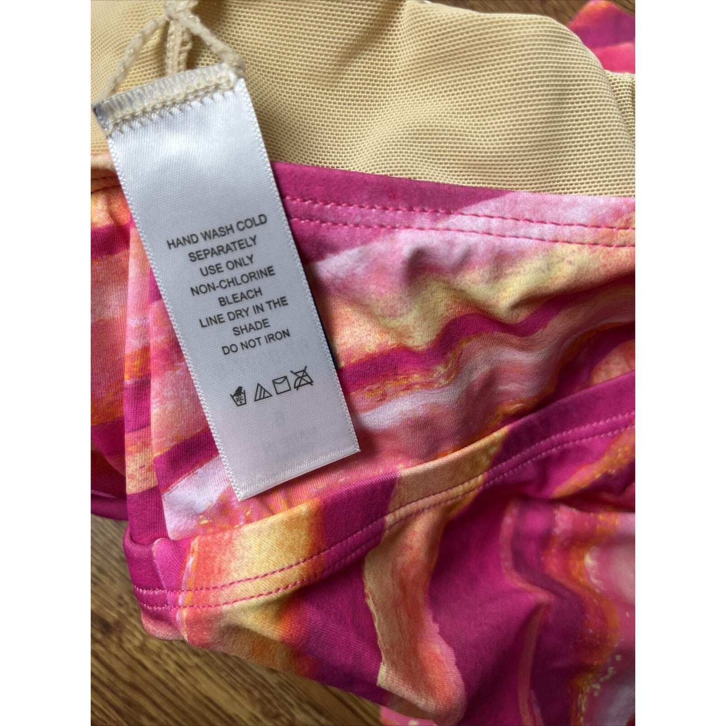 Kim Gravel x Swimsuits For All Women's Hanky Halter Top & Brief Set Pink Size 6