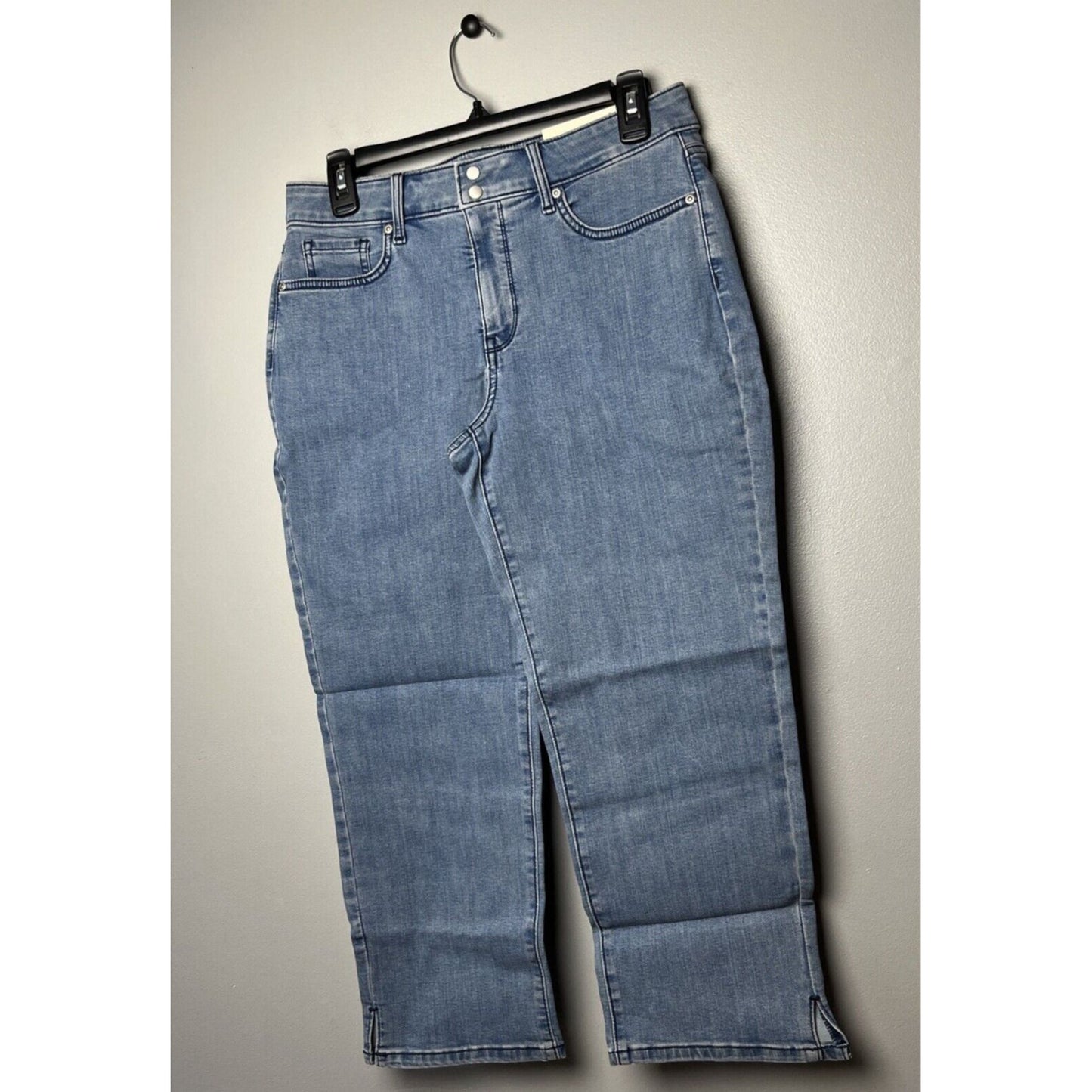NYDJ Cool Embrace Skinny Crop Side Slits - Delray (Reg 8) a377691