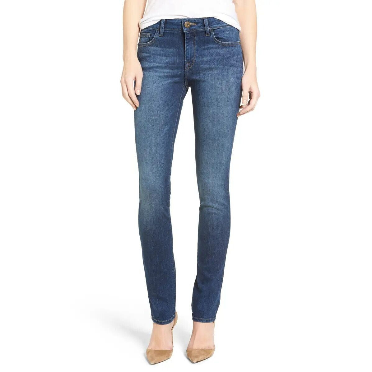 DL1961 Mara Womens High Rise Intrasculpt Straight Jeans Size 27 NWT