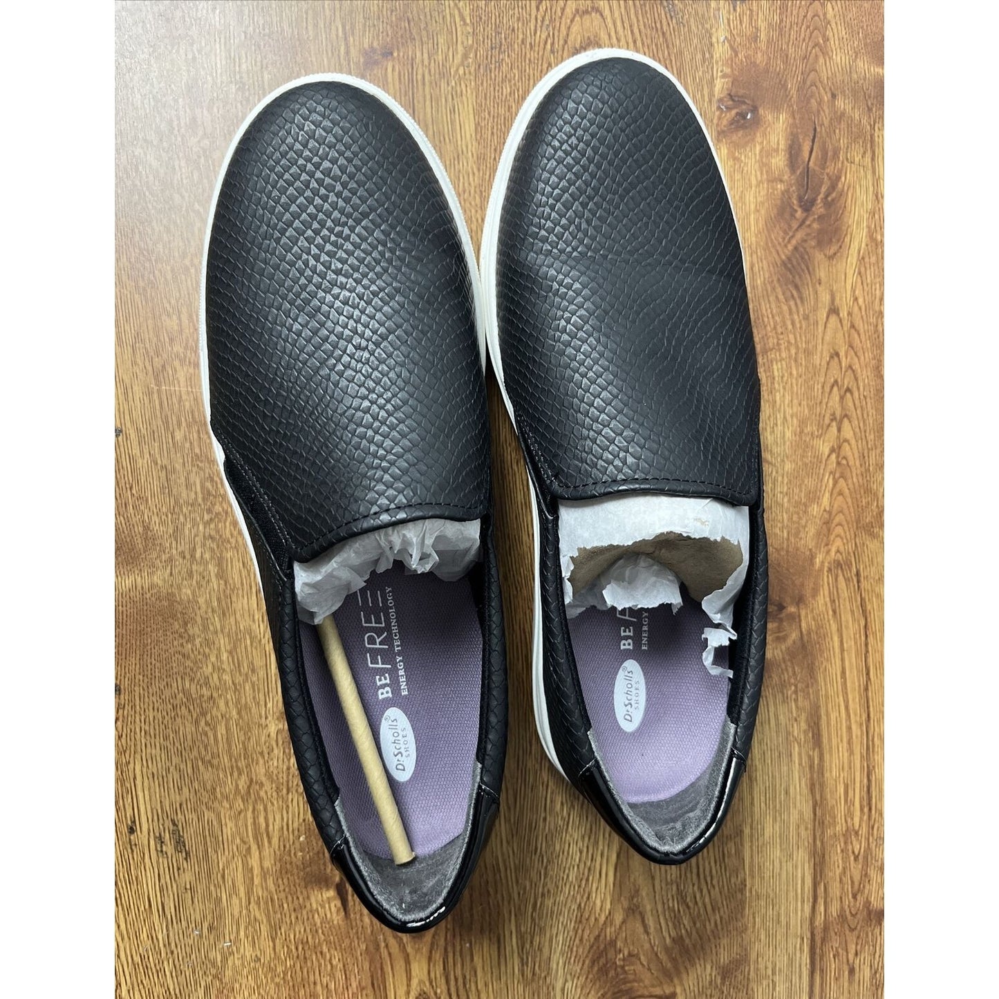 Dr. Scholl's Shoes Womens Nova Slip On Fashion Sneaker, Black, Size 10W