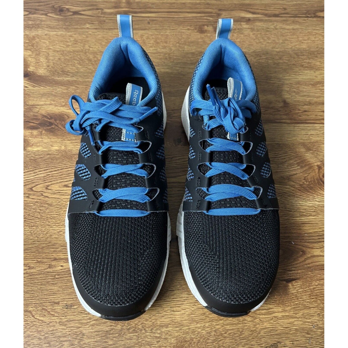 Reebok Fusion Flexweave Men's Safety Comp Toe Work Sneaker Size 8.5M, Black/Blue