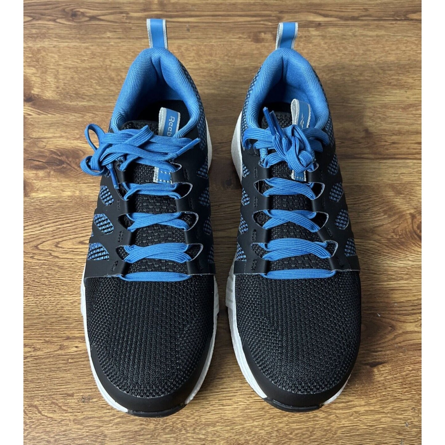 Reebok Fusion Flexweave Men's Safety Comp Toe Work Sneaker Size 8.5M, Black/Blue