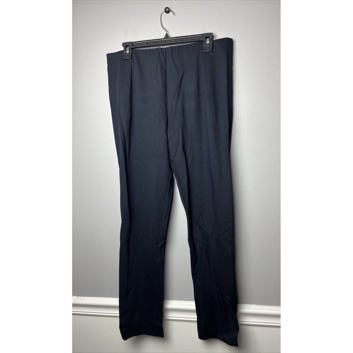 J Jason Wu Womens Ankle Length Knit City Pant Black Regular 14 A458194 Pull On