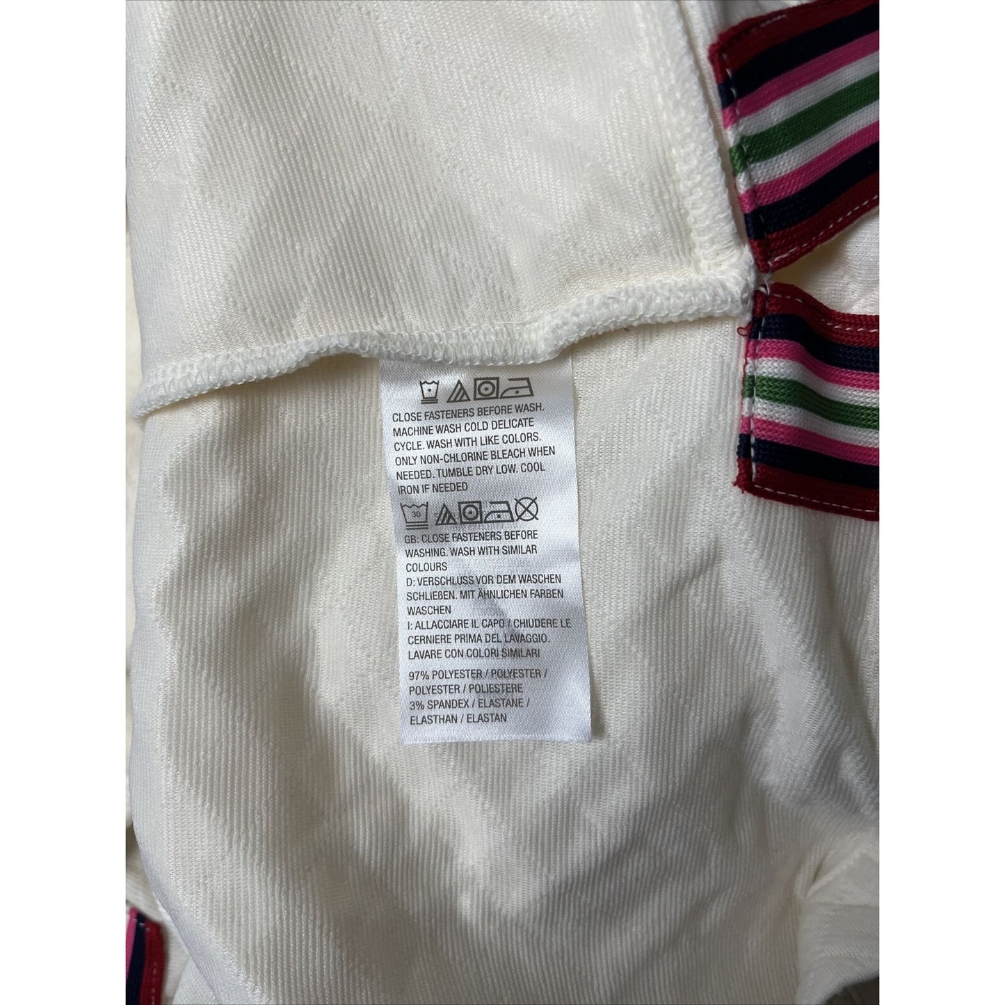 Isaac Mizrahi Live! Quilted Half-Zip Pullover Ivory, MEDIUM