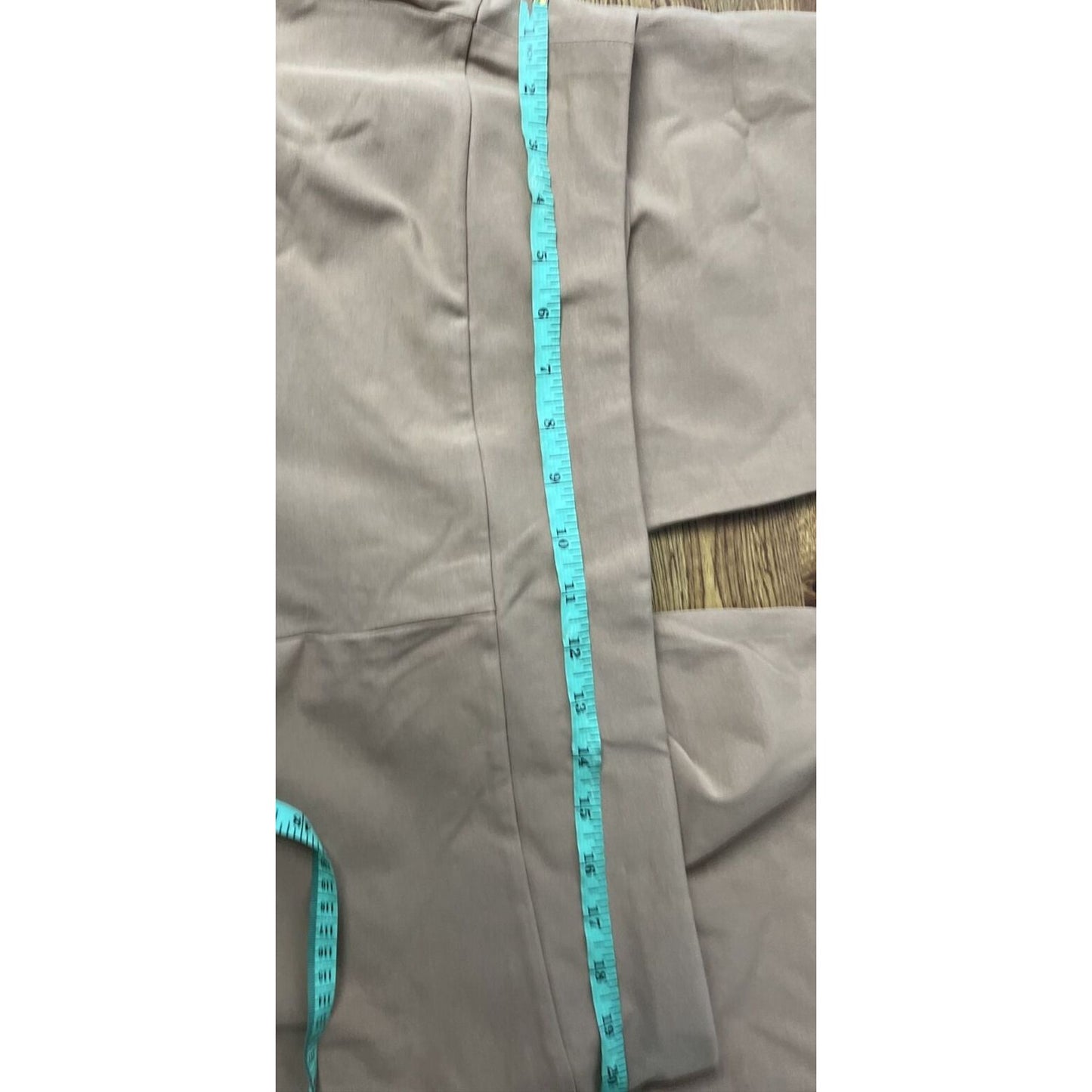 Susan Graver Plus Premium Stretch Slim Leg Pull-On Pants Brown Size 1X