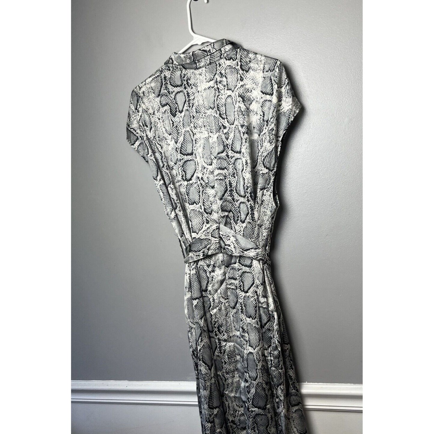 Bishop Young Button Down Belted Dress (Python, 3XP) A377231
