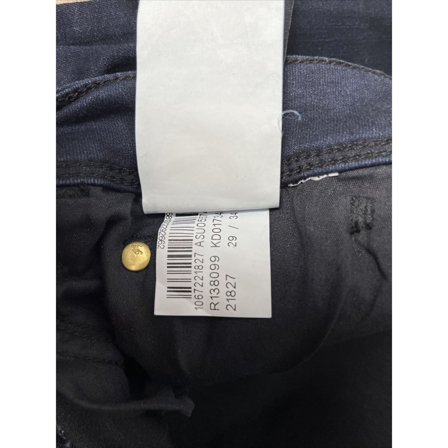 Mavi Gold Women's Alexa Mid Rise Skinny Jeans In Gold Deep Yoga Move Size 29/34