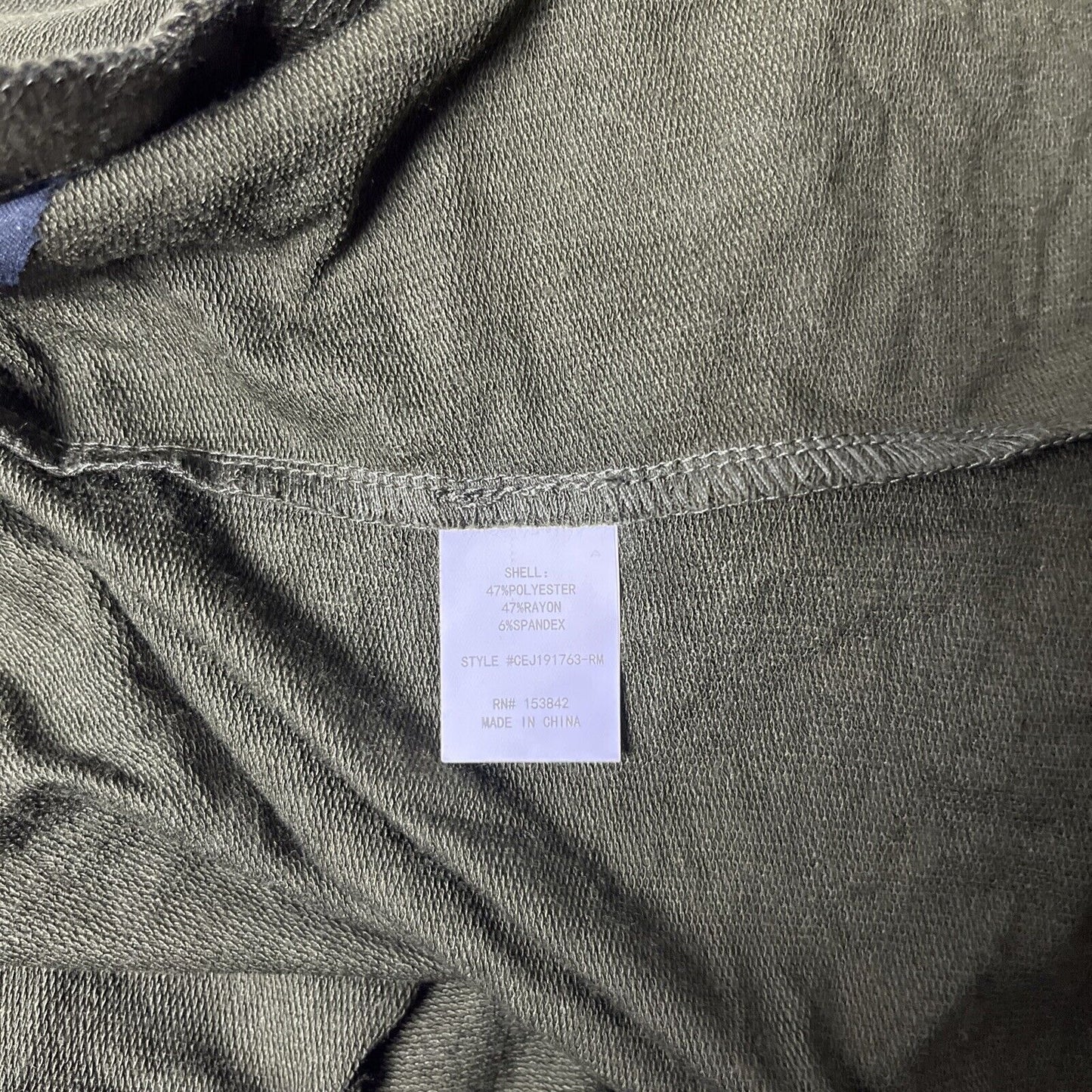 New Melloday Size XS Olive Green Open Front Butter Soft Long Cardigan