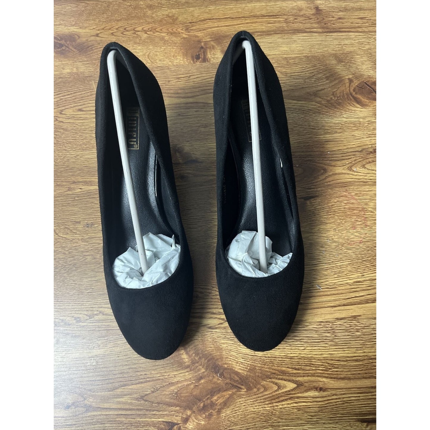 IDIFU Women's Classic Low Heels Dress Pumps 2 Inch Kitten Heel Round Toe Office