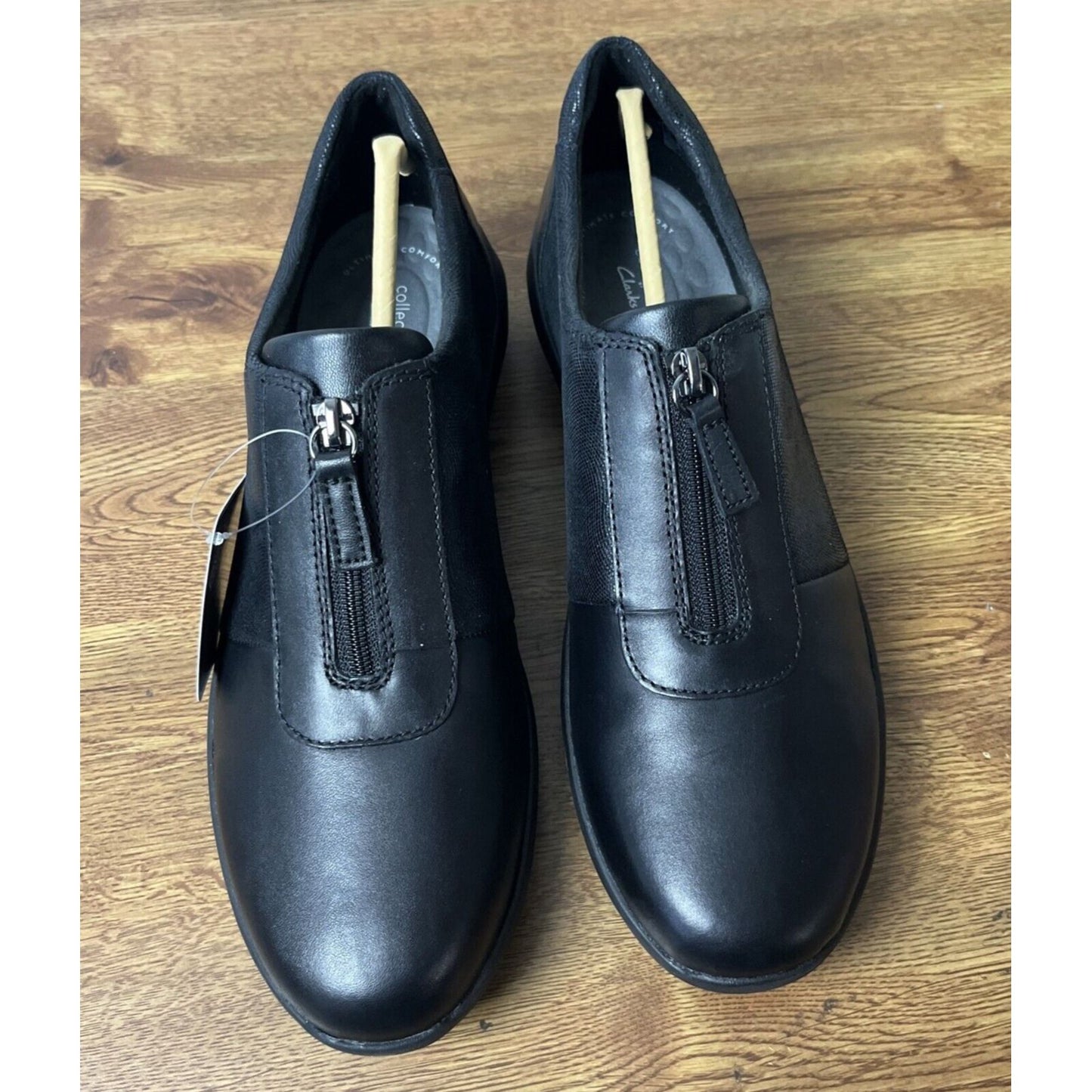 Clarks Women's Kayleigh Sail Loafer - Size 12 M = Black