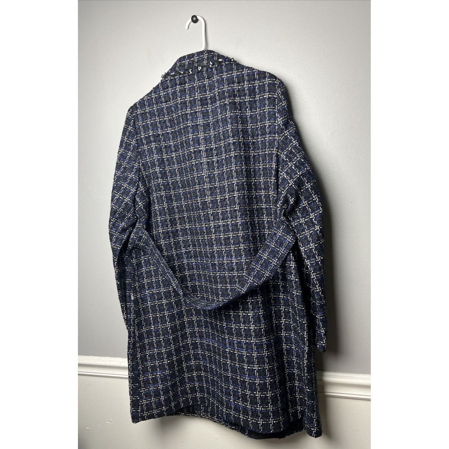 Marc New York Double-Breasted Plaid Tweed Coat MSRP $320 Size XL # 21B 559 NEW