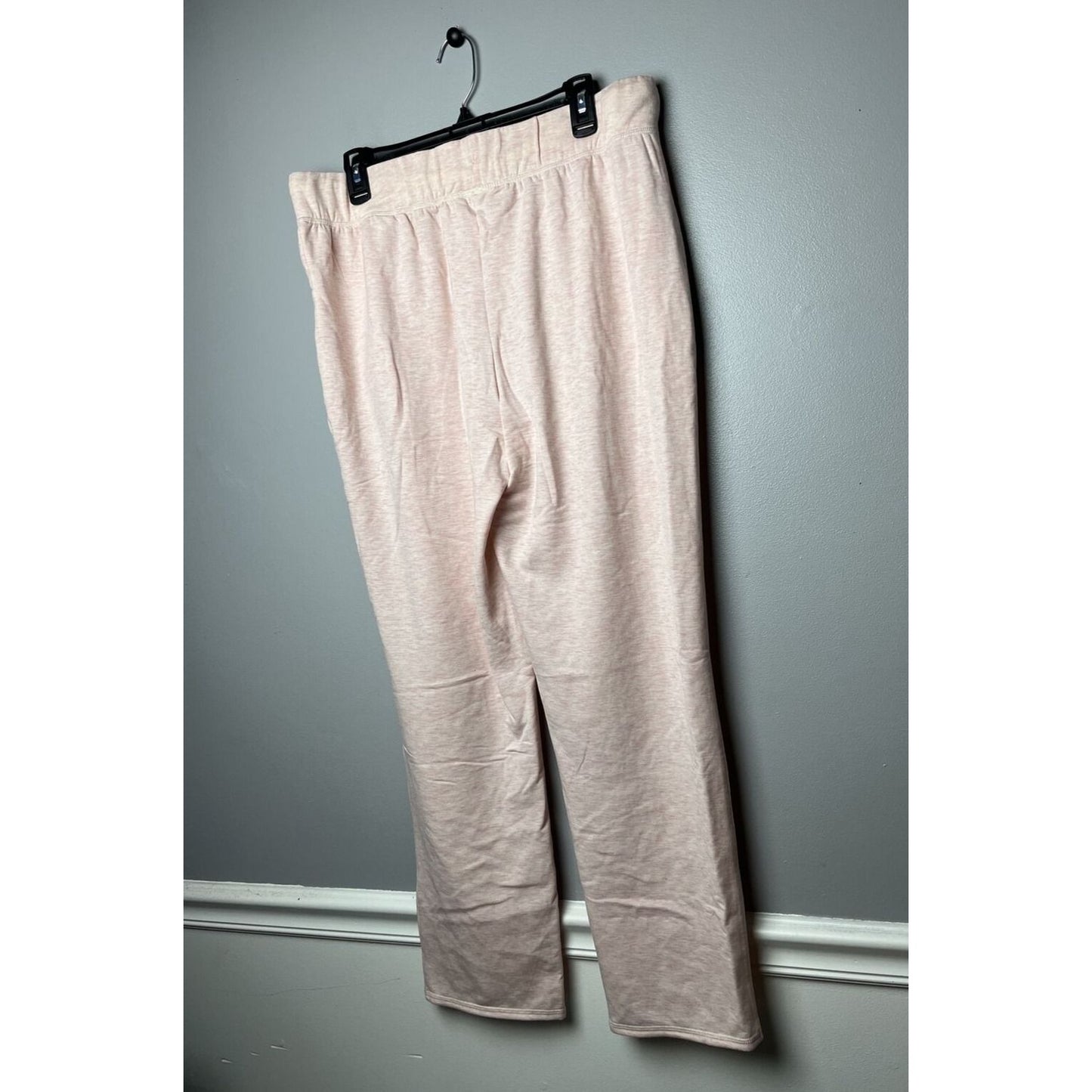 Koolaburra by UGG French Terry Slim Lounge Pant Jogger Coverstitch Hthr Pink, L