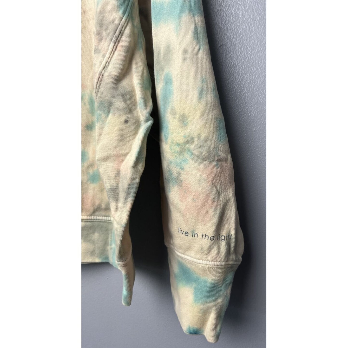 Peace Love World Tie Dye French Terry Sweatshirt-Neutral Tie Dye-Medium-A396266
