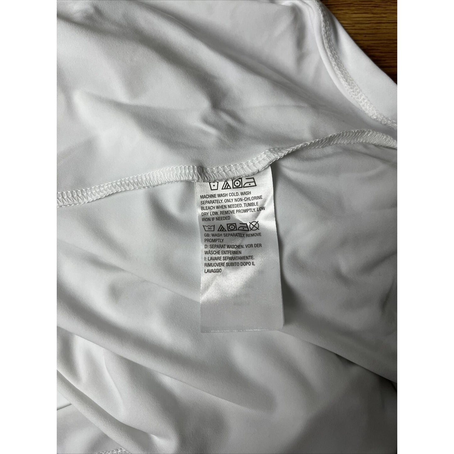 Susan Graver Women's Top Sz L Liquid Knit Tie-Back Flutter Sleeves White A479170