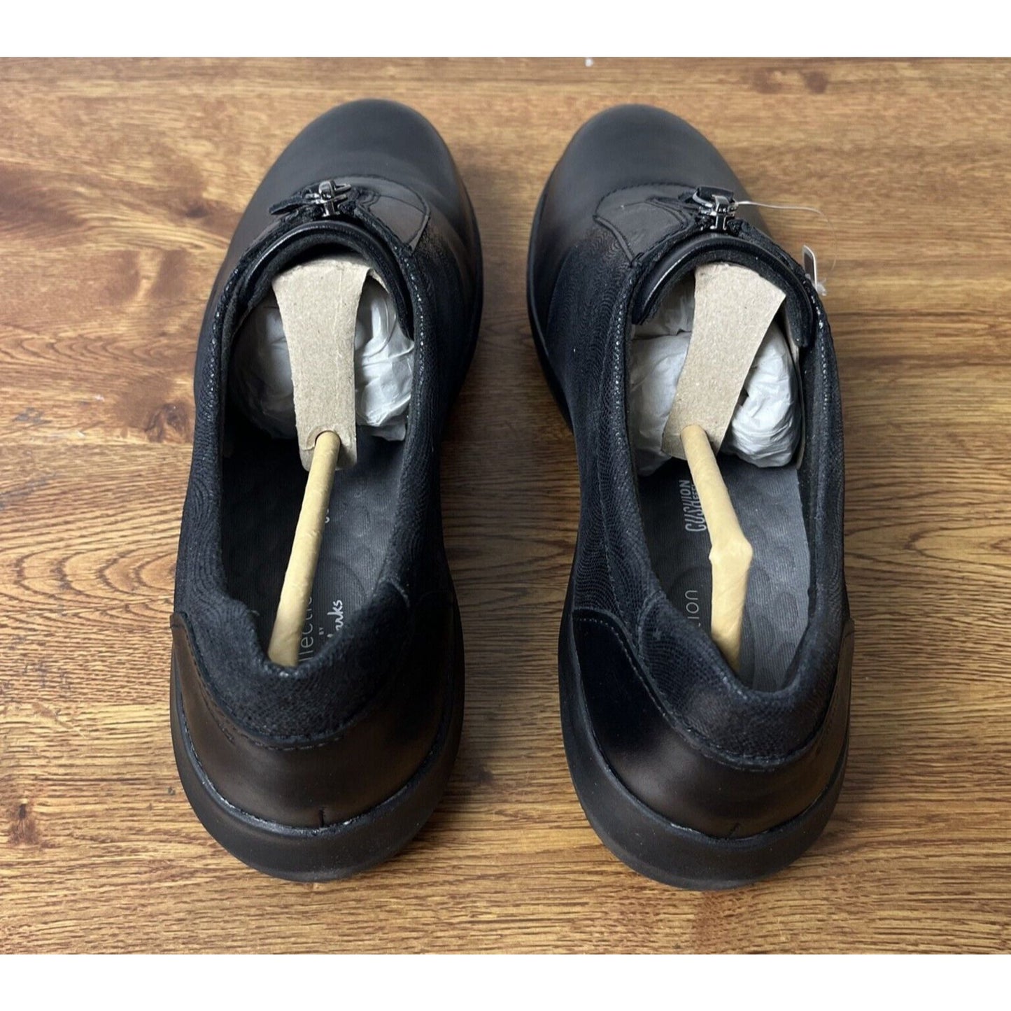 Clarks Women's Kayleigh Sail Loafer - Size 12 M = Black