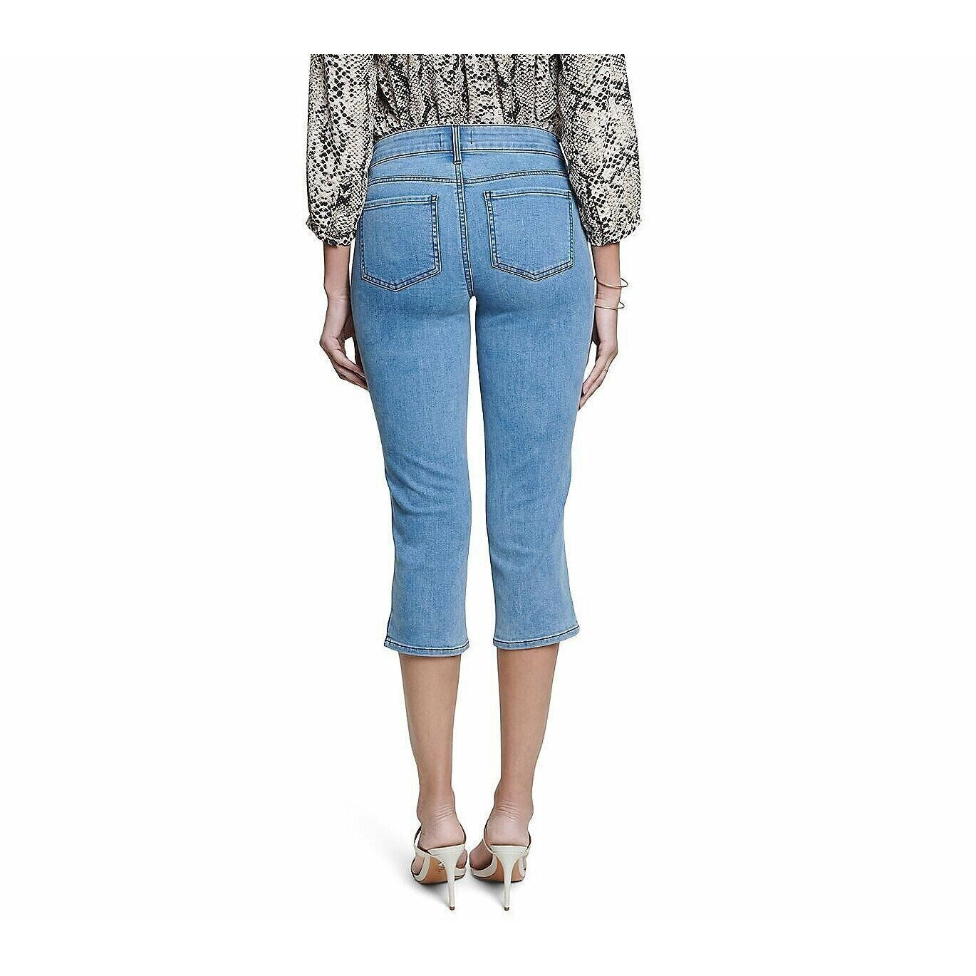 NYDJ Cool Embrace Skinny Crop Side Slits - Delray (Reg 8) a377691