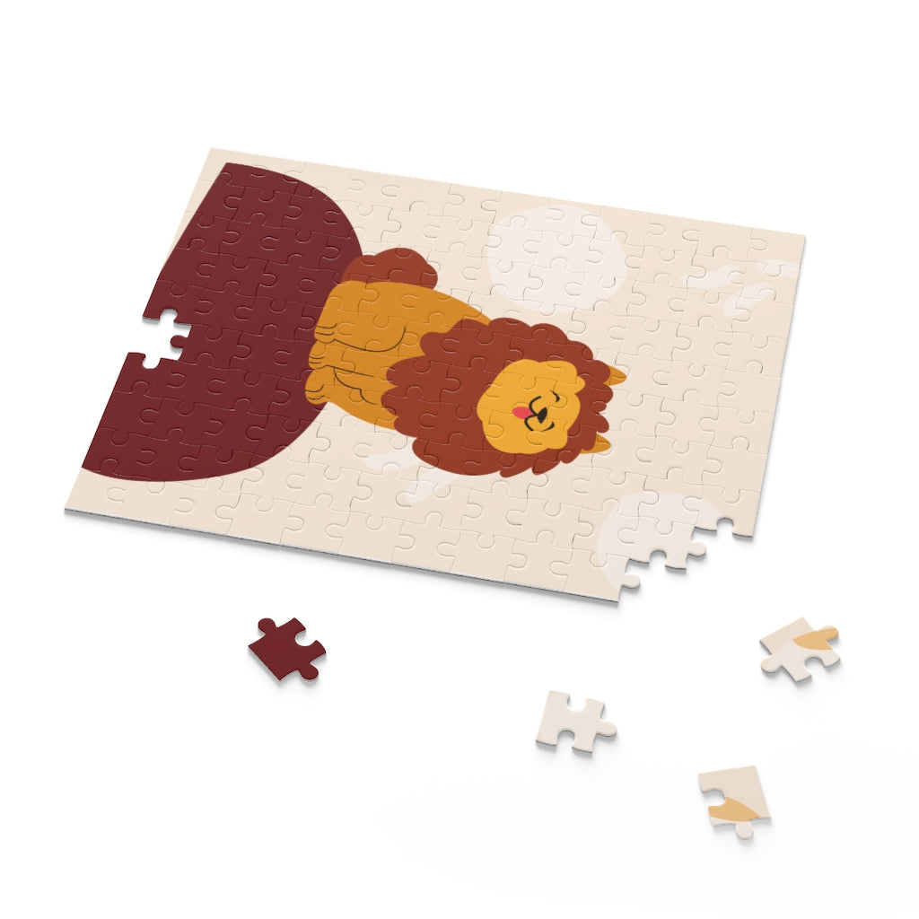 Lion king cartoon Personalized Puzzle Photo Gift