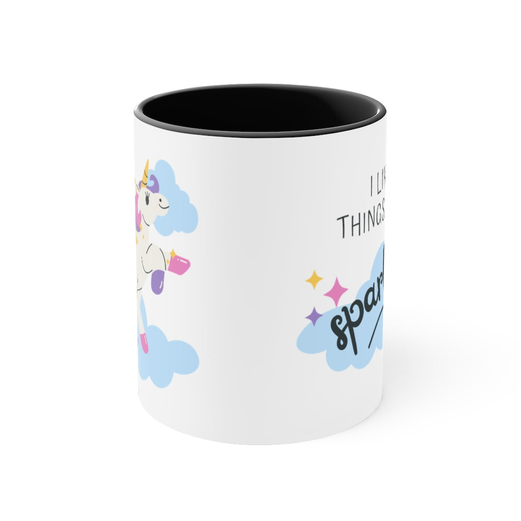I like things that sparkle Accent Coffee Mug, 11oz