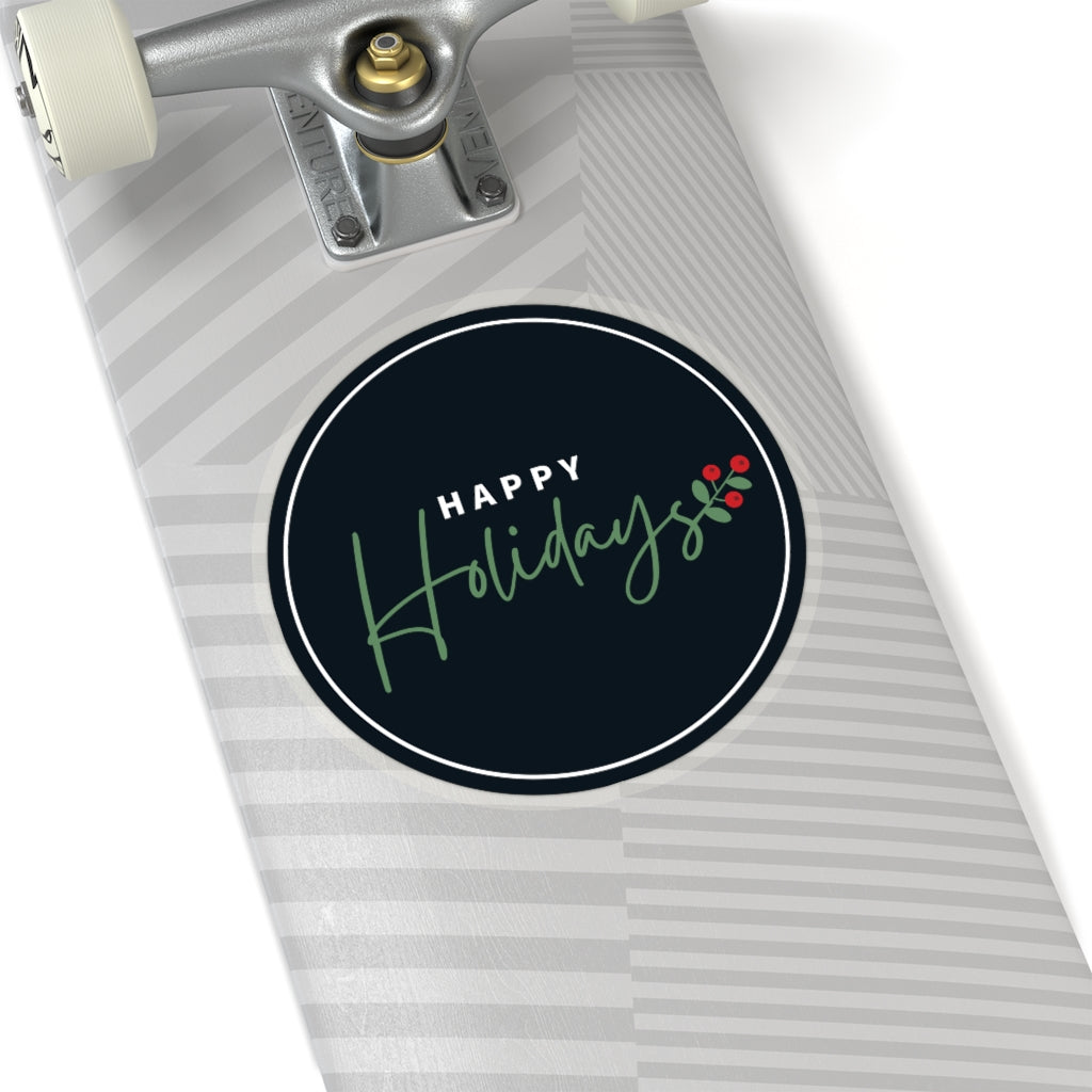 Happy Holiday Kiss-Cut Stickers
