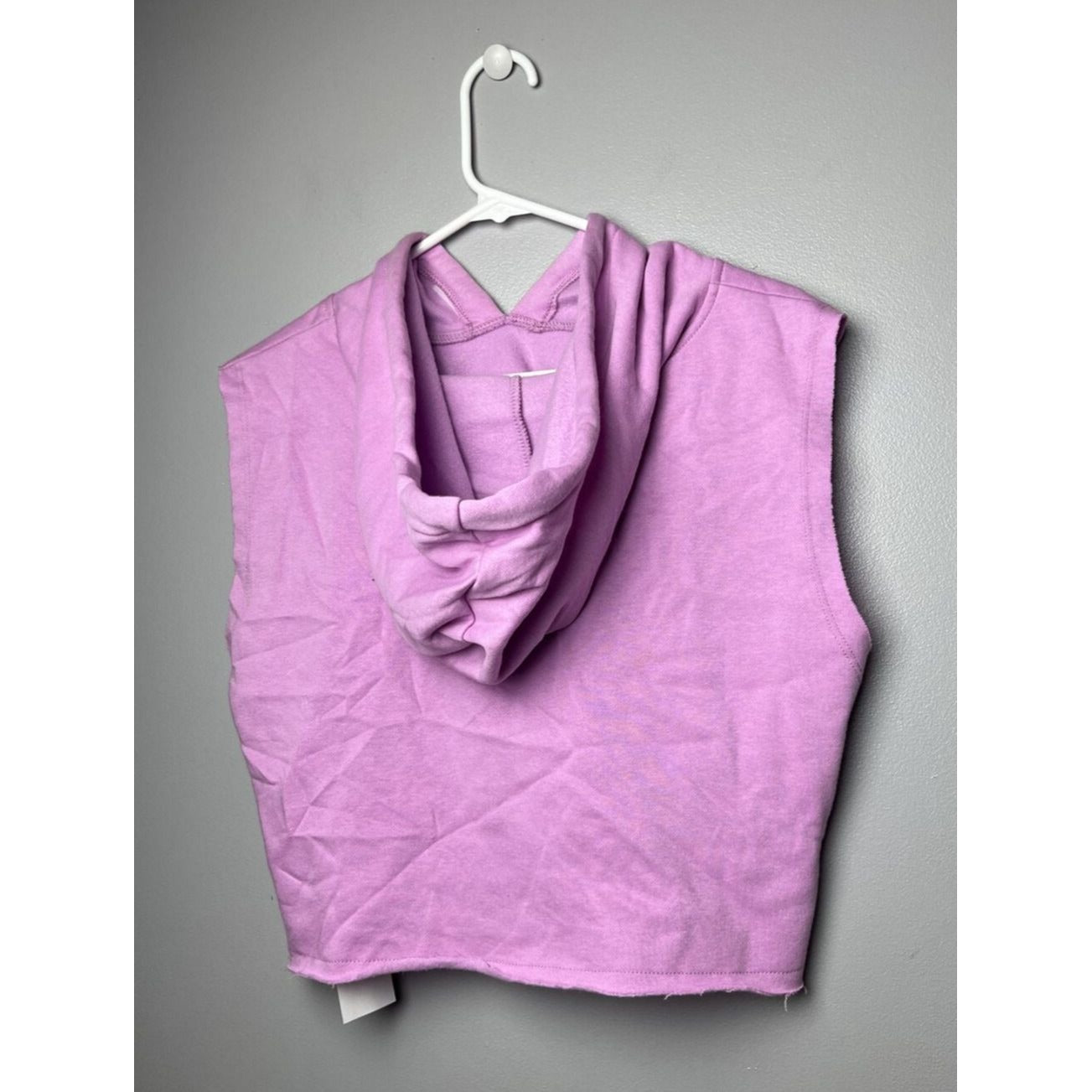 Abound NWT Fuchsia Pink Hawaii Graphic Sleeveless Hooded Pullover Sweatshirt M
