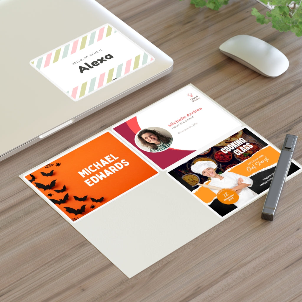 Custom variety color Sticker Sheets