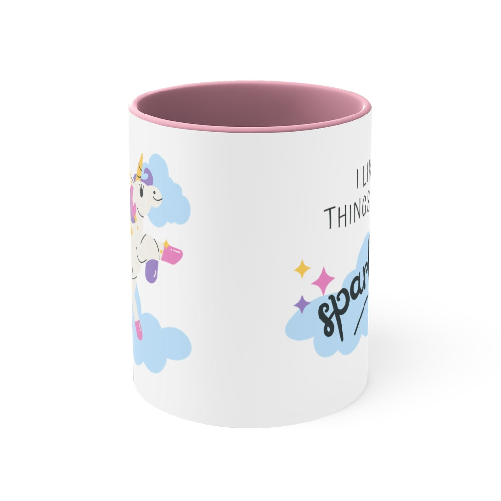 I like things that sparkle Accent Coffee Mug, 11oz