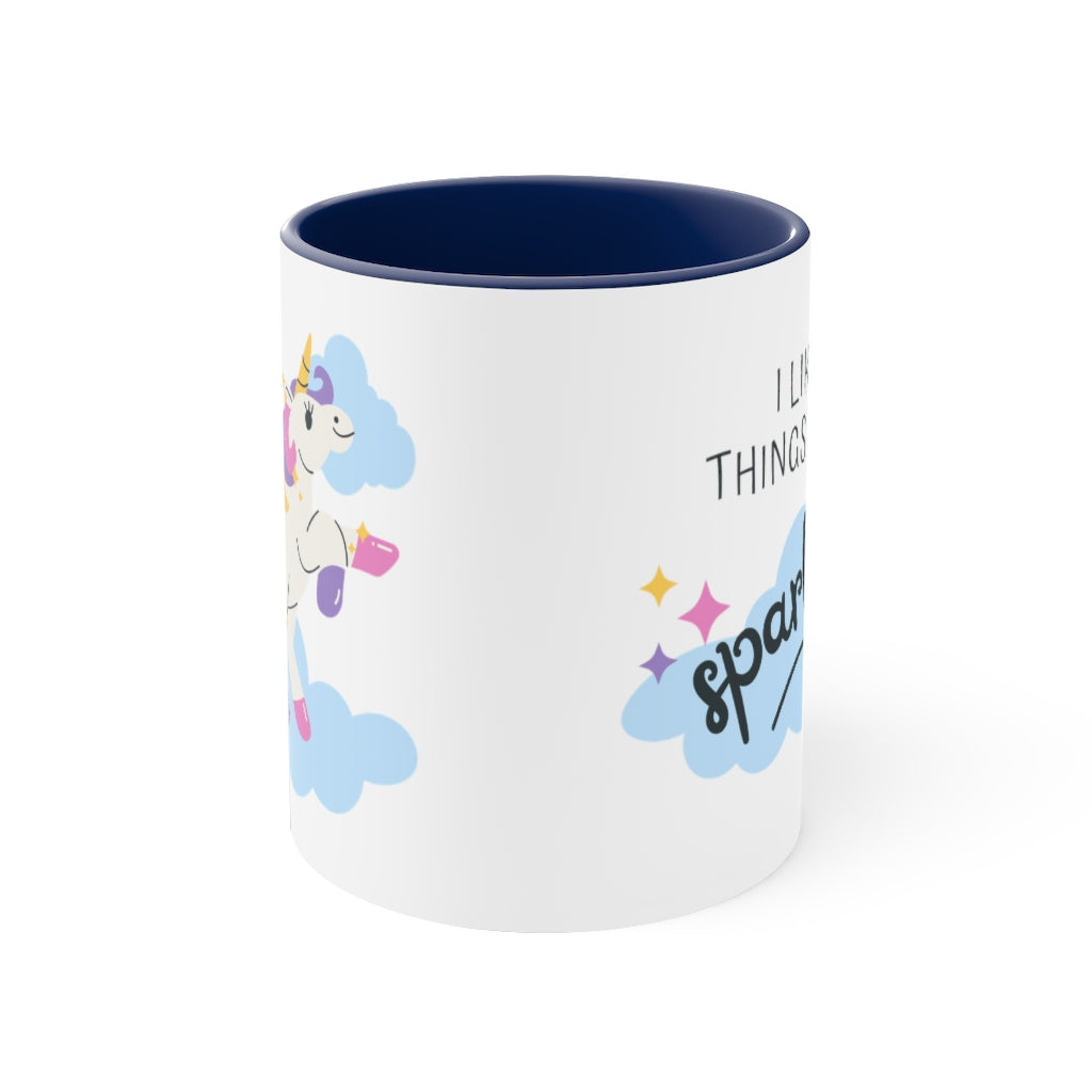I like things that sparkle Accent Coffee Mug, 11oz