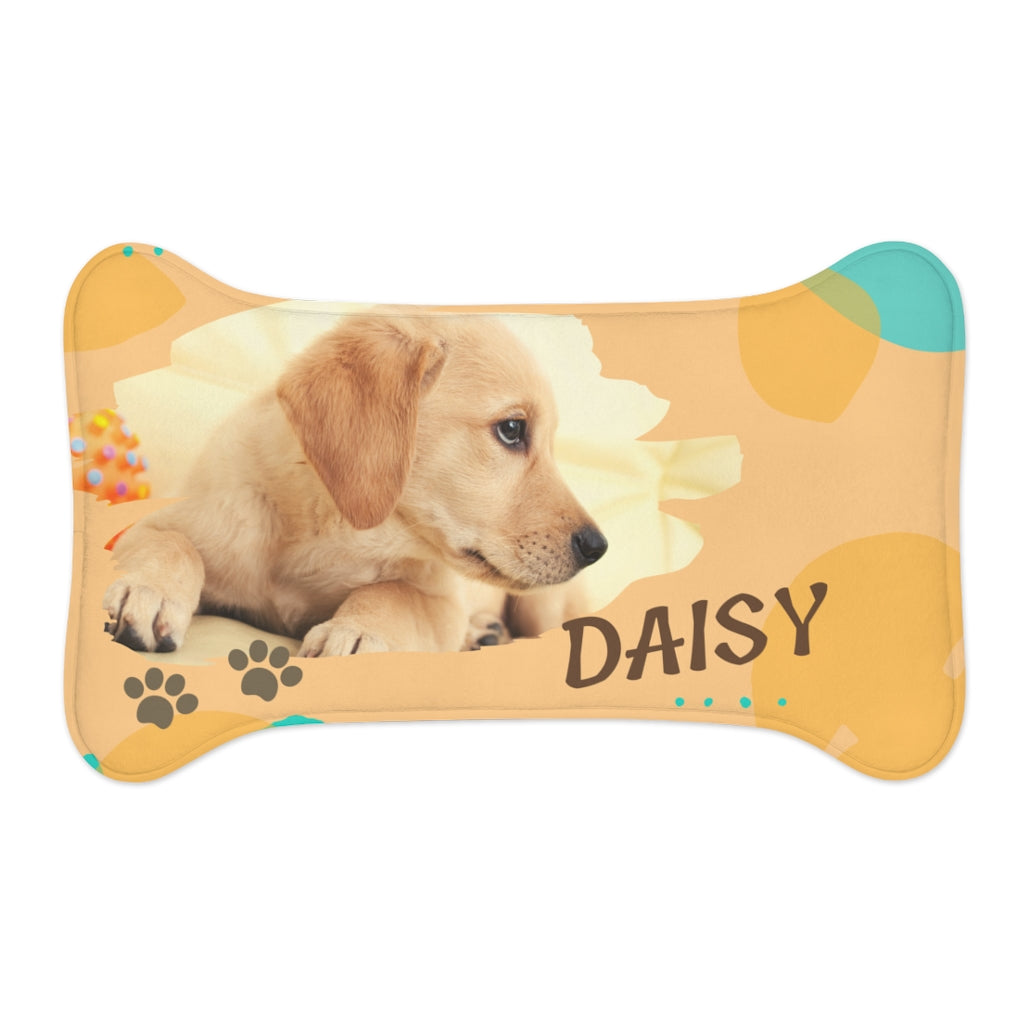 Custom photo of beloved fur babies Pet Feeding Mats