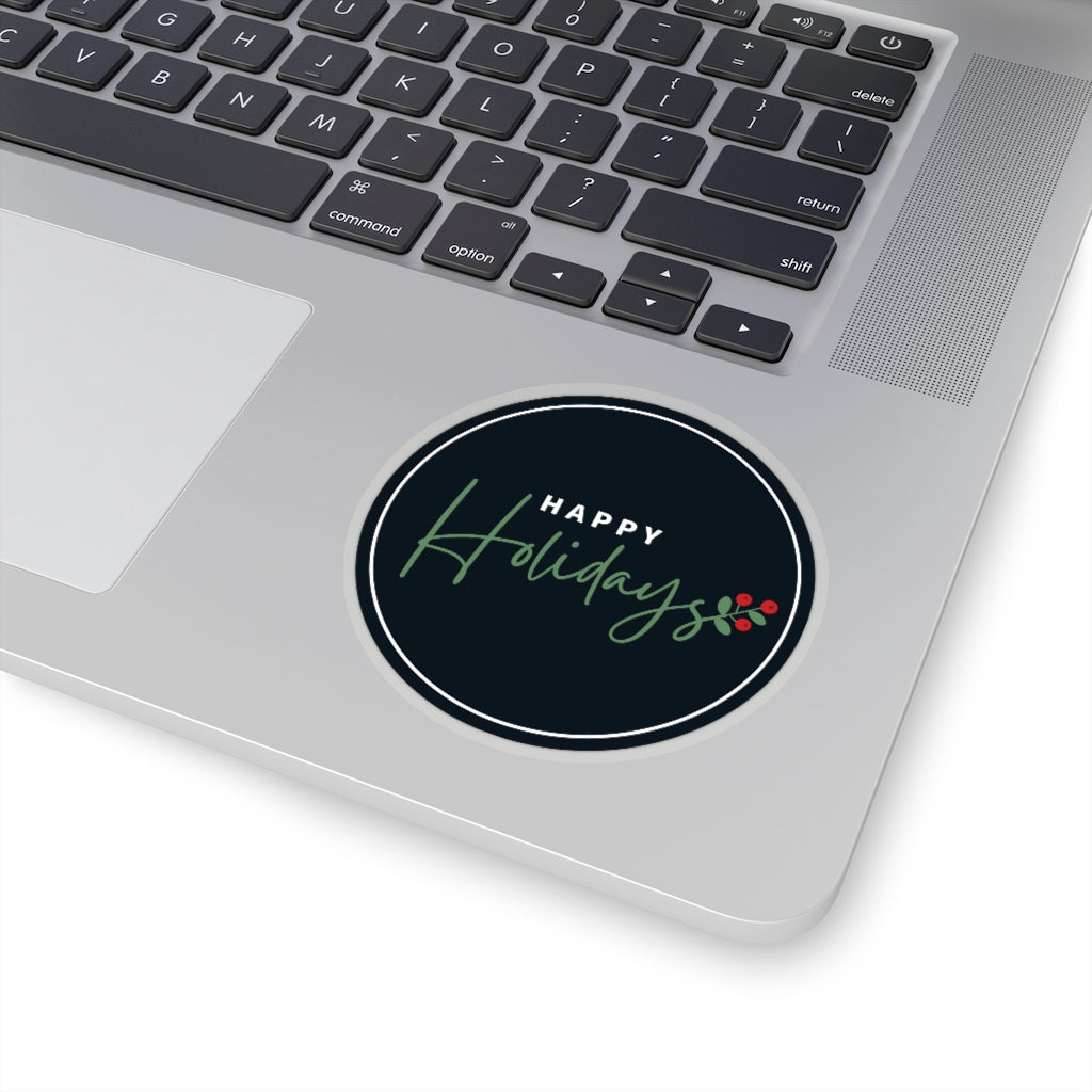 Happy Holiday Kiss-Cut Stickers