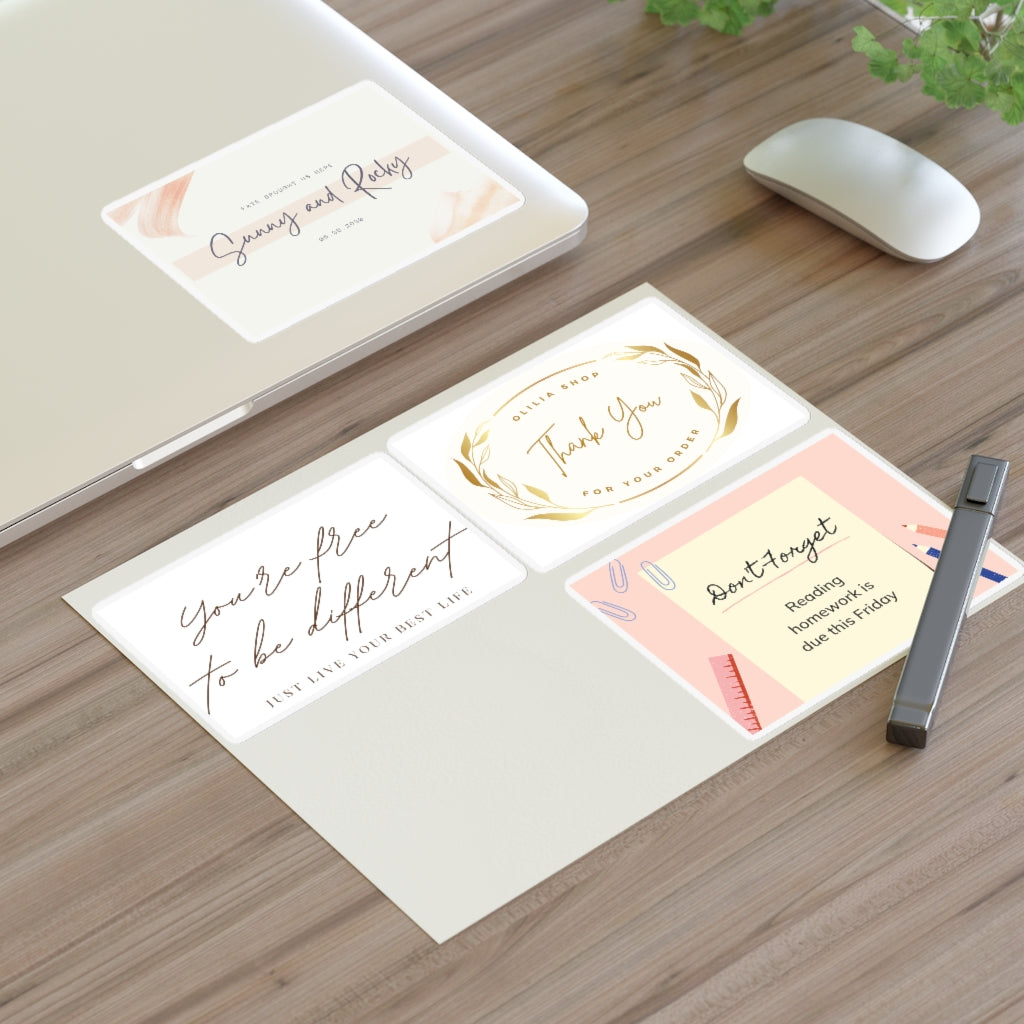 Custom font style Sticker Sheets