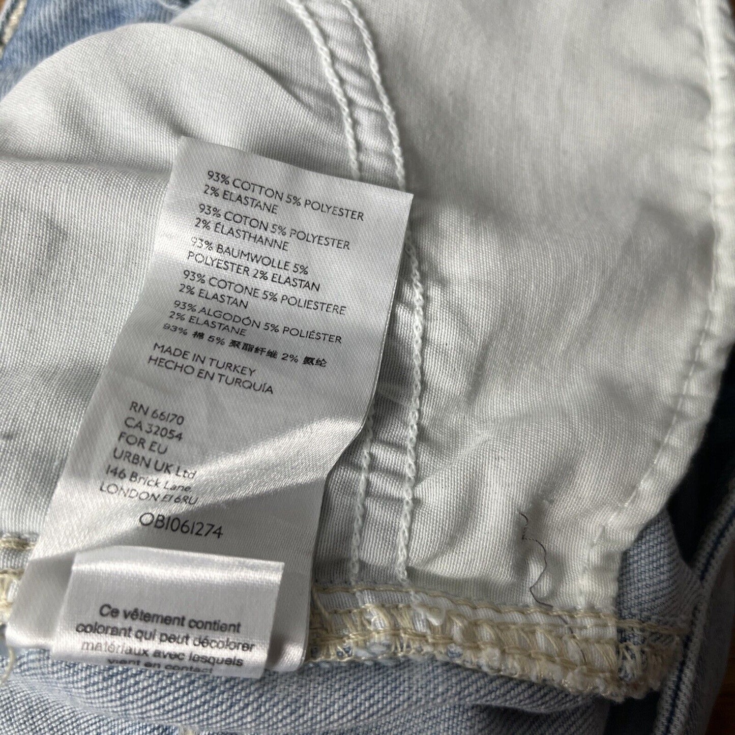 Free People We the Free Raw Hem High-Rise Denim Legging Blue Size 28