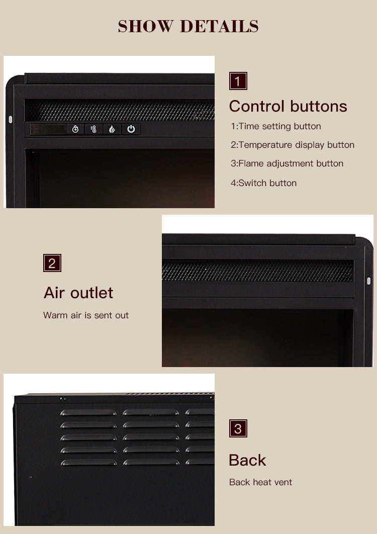 Aldricx® Electric Fireplace Inserts