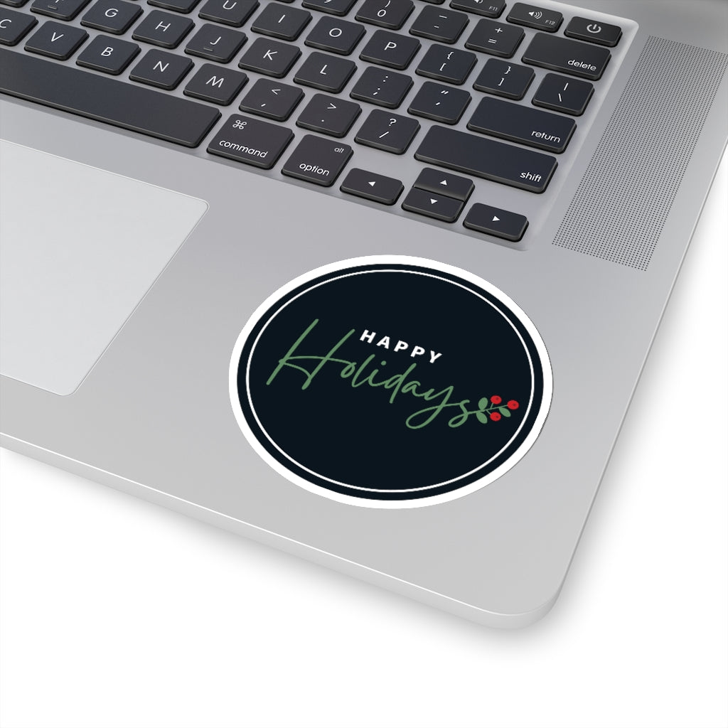 Happy Holiday Kiss-Cut Stickers