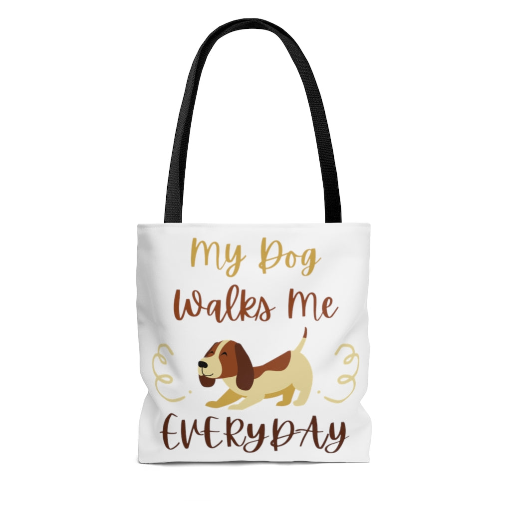 Dog walker Tote Bag