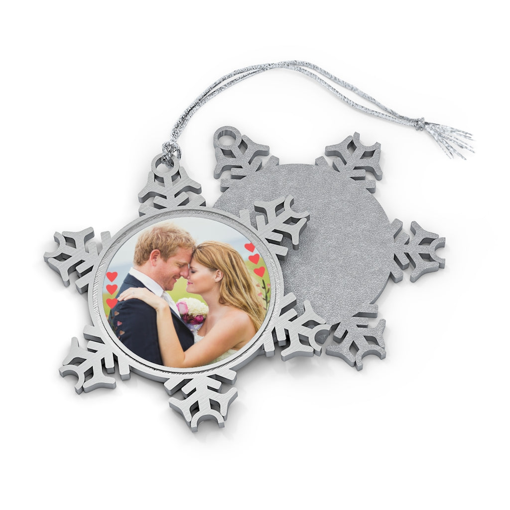 Pewter Snowflake Ornament