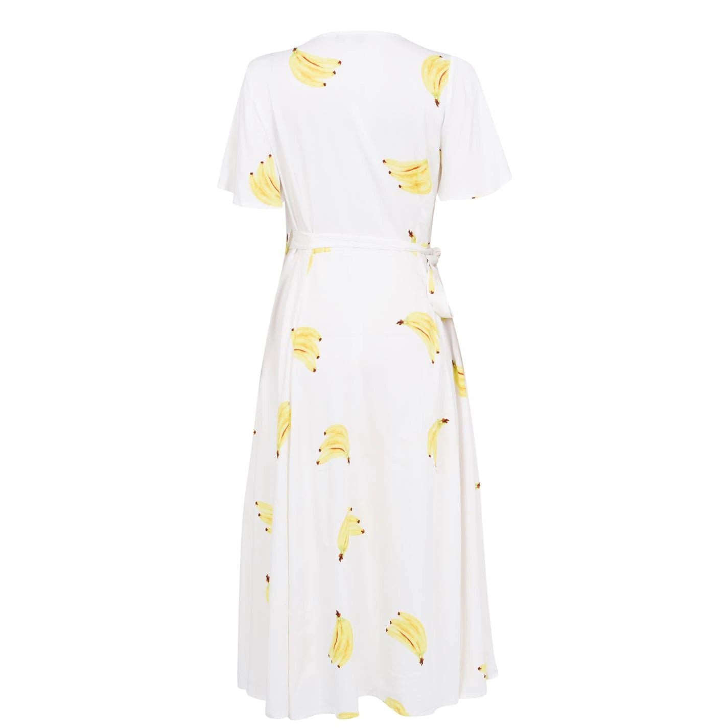 Never Fully Dressed Banana Midi Wrap Dress Size 2 NWT