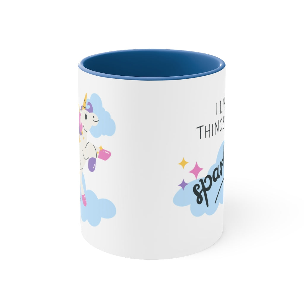 I like things that sparkle Accent Coffee Mug, 11oz