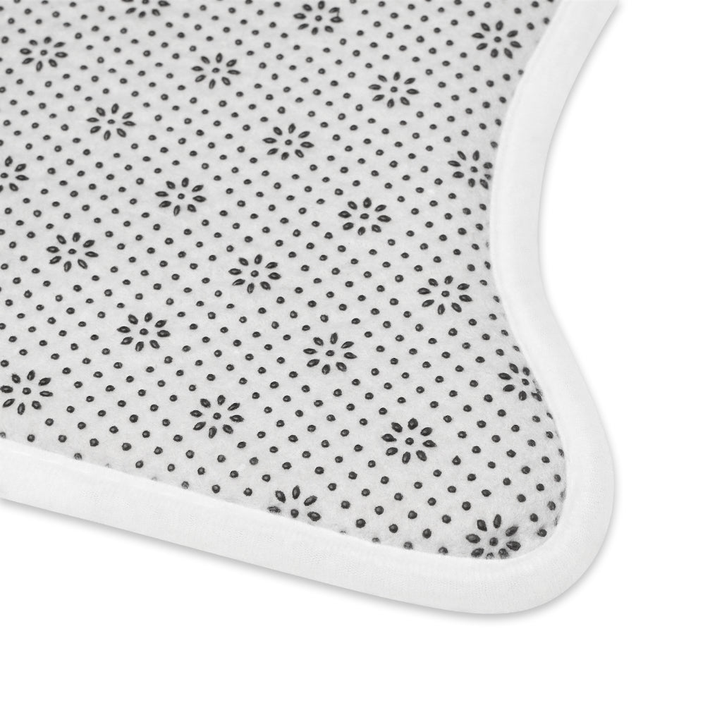 Custom photo black Pet Feeding Mats