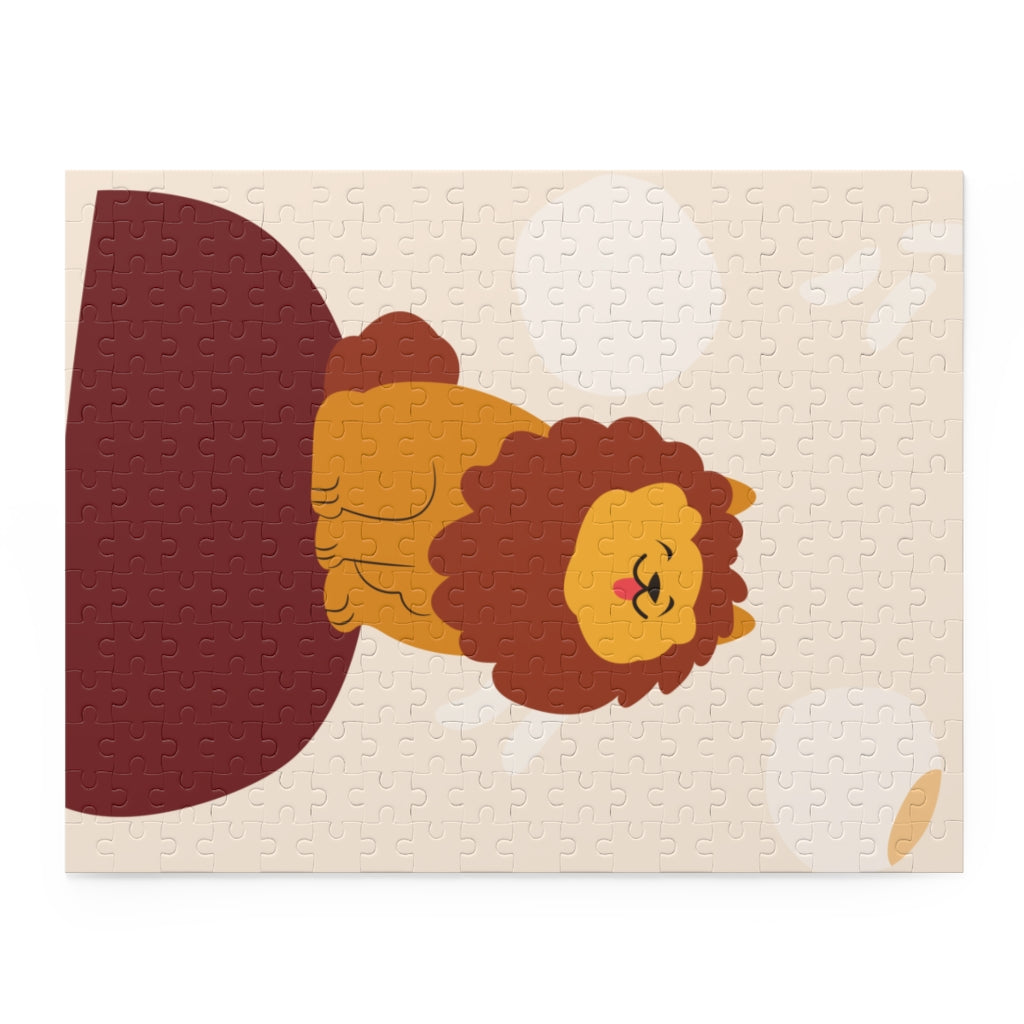 Lion king cartoon Personalized Puzzle Photo Gift