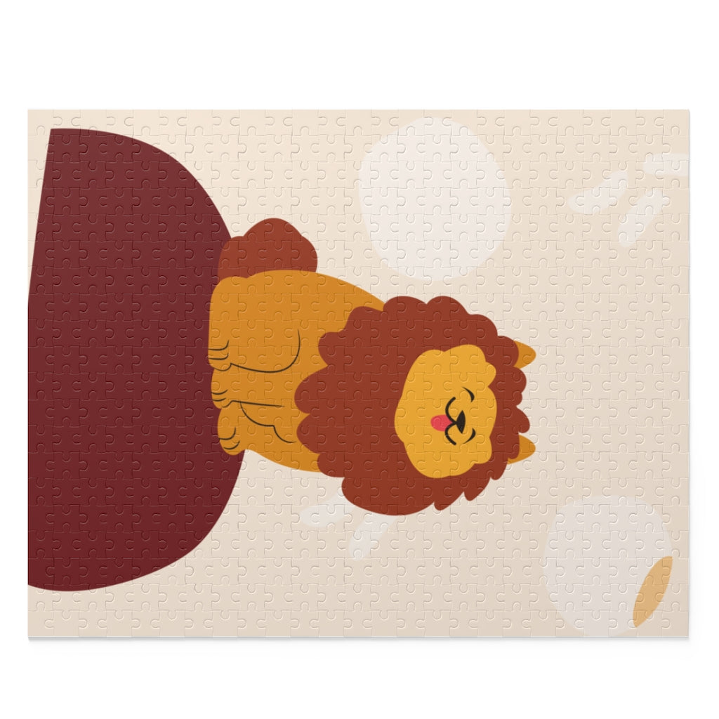Lion king cartoon Personalized Puzzle Photo Gift