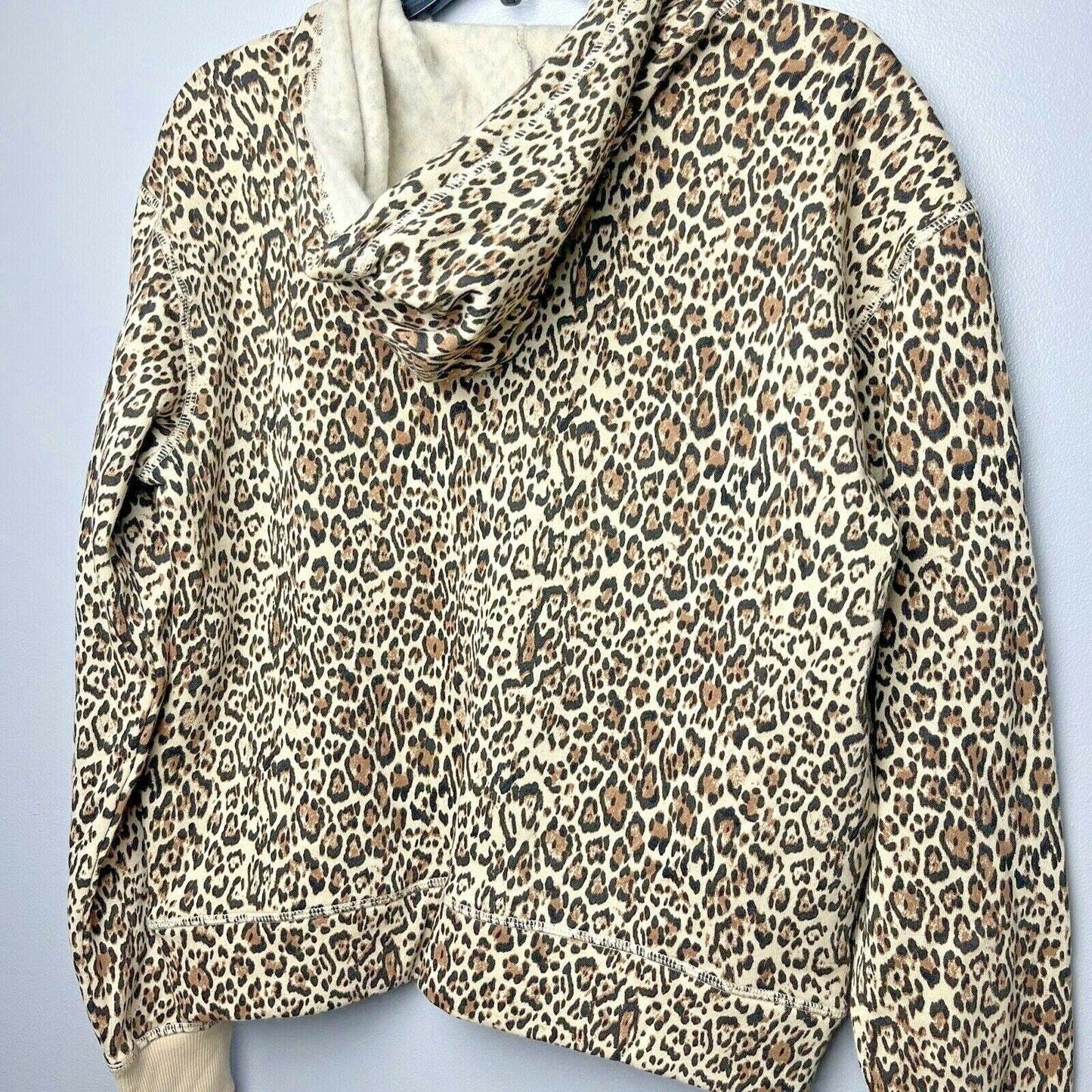 Socialite NWT Women's Multicolor Leopard Print Pullover Hoodie Sweatshirt Size M