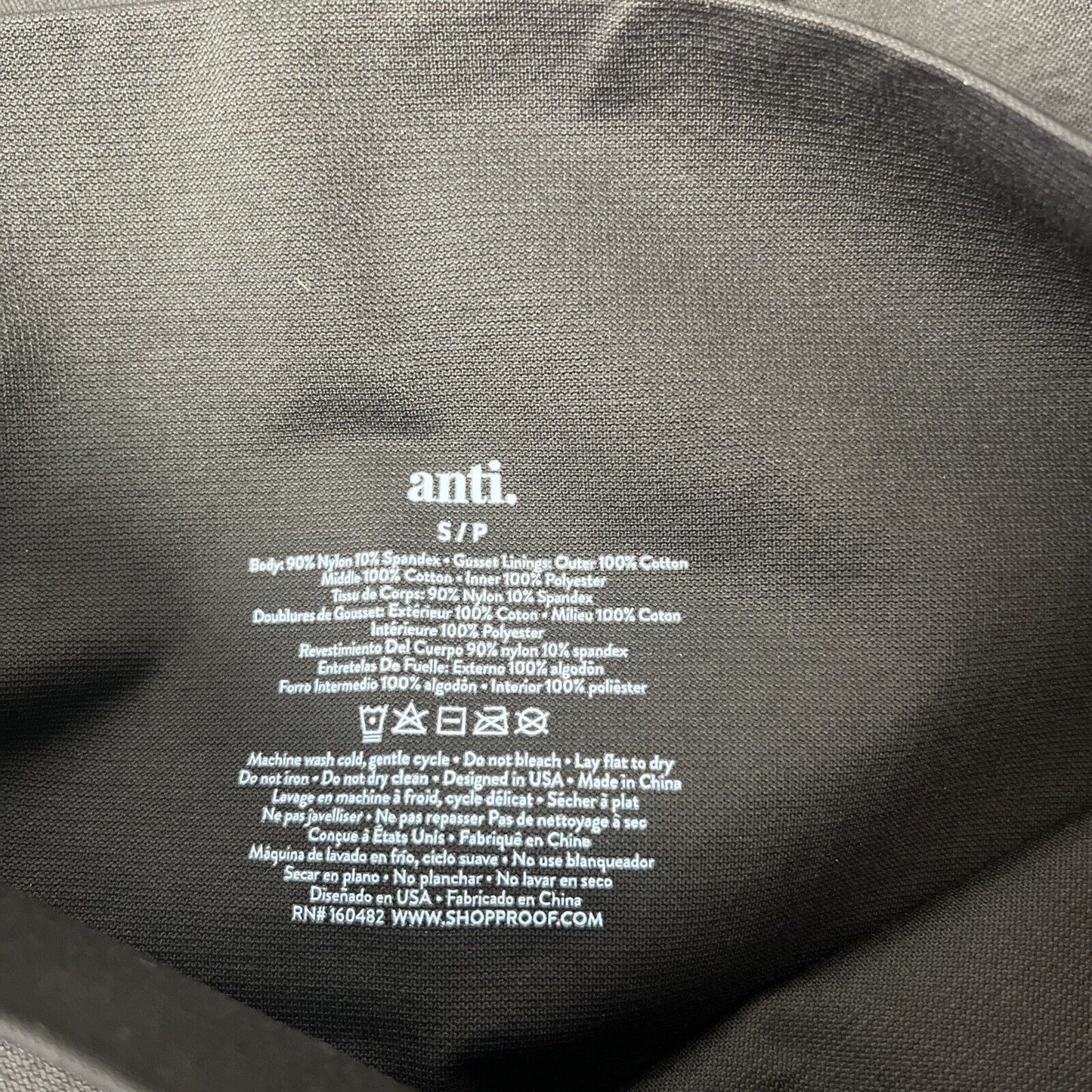 Anti x Proof Everyday Solutions Seamless Legging Chocolate S NEW A512525