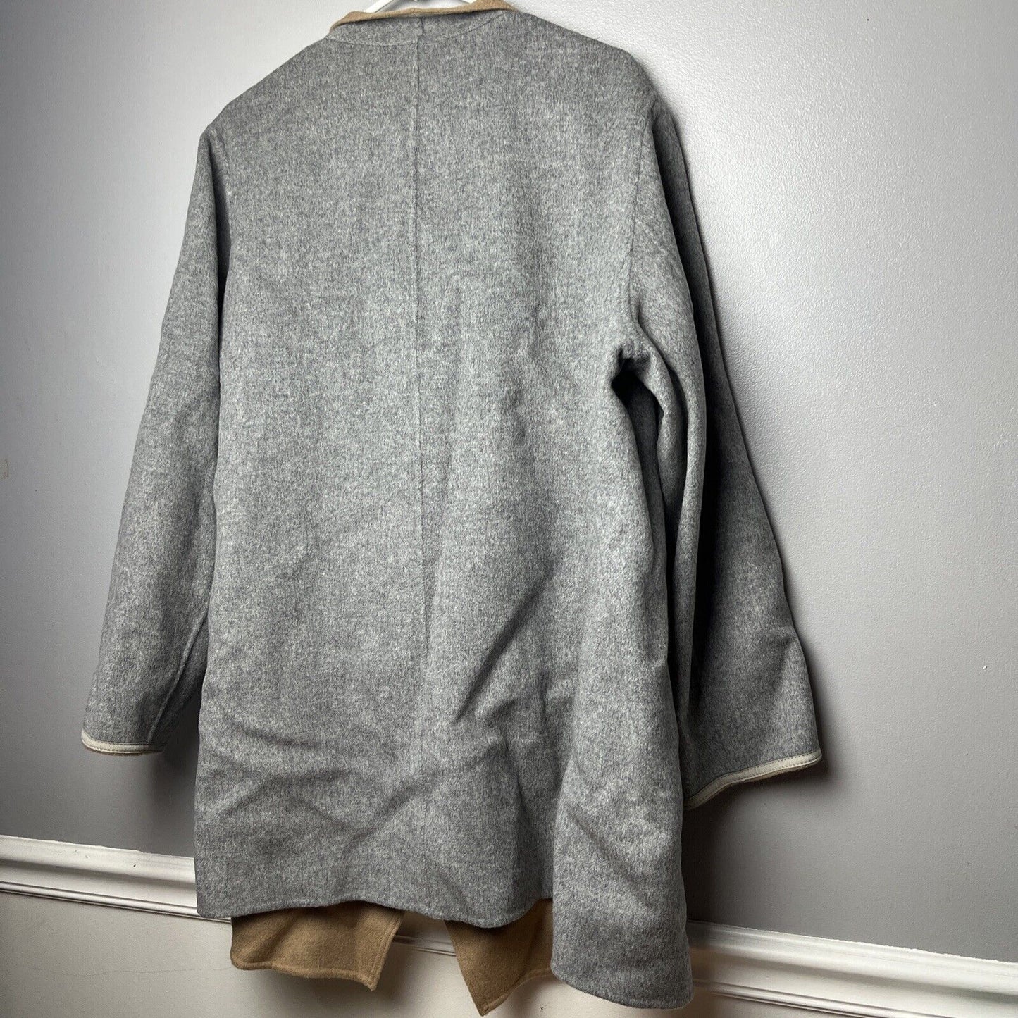 Lafayette 148 New York Plus 2X Reversible Andover Wool & Cashmere-Blend Jacket