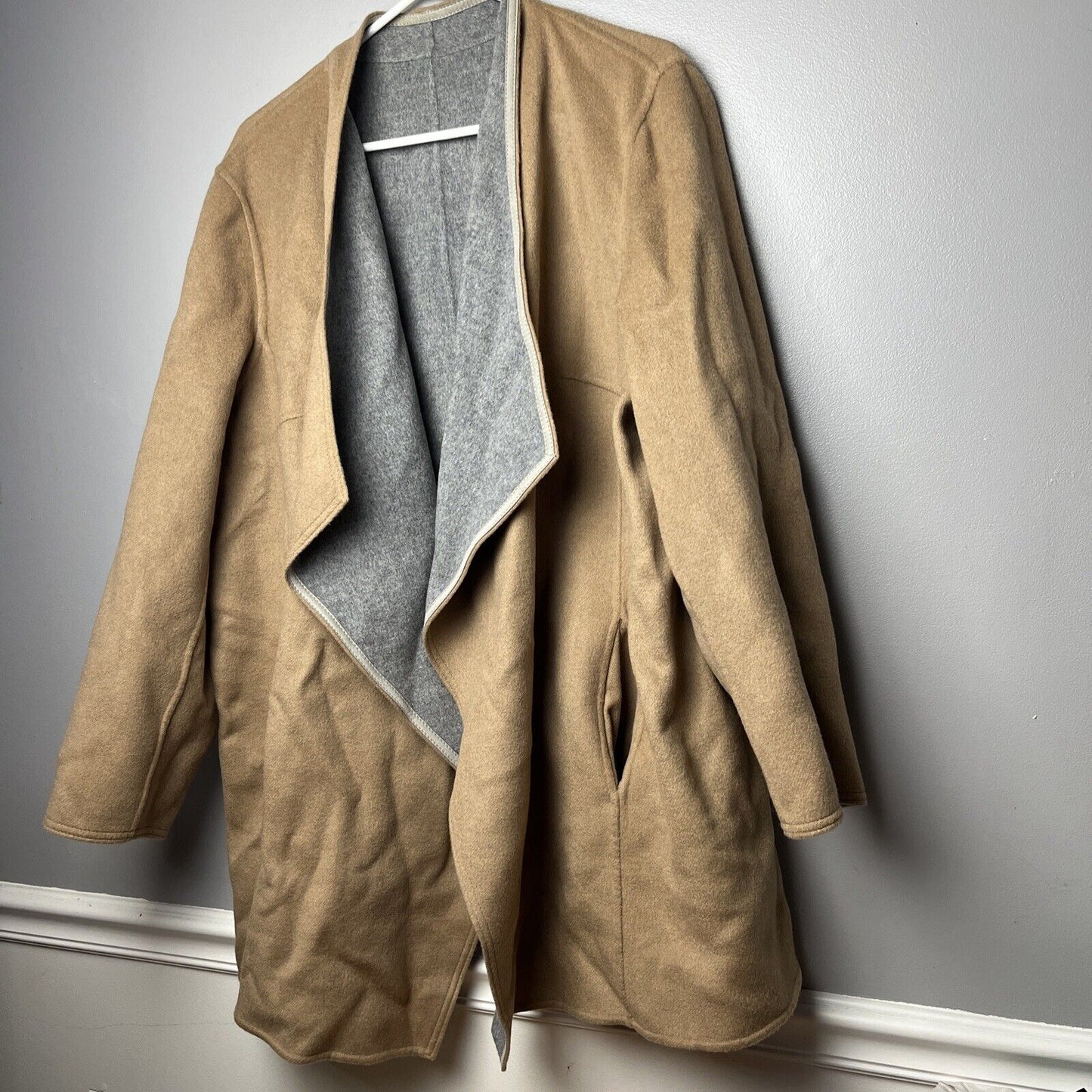 Lafayette 148 New York Plus 2X Reversible Andover Wool & Cashmere-Blend Jacket
