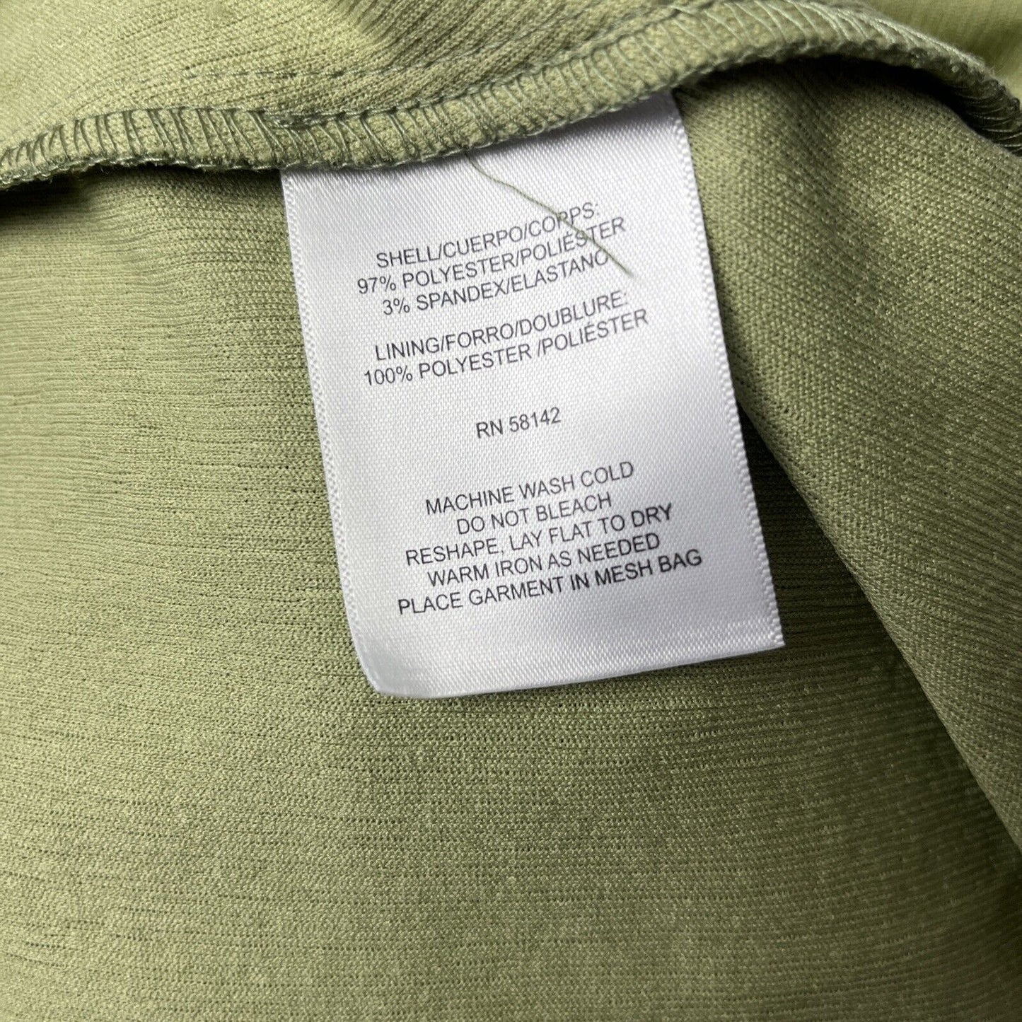 MAGGY LONDON Draped Sleeveless Dress In Pesto GREEN SIZE 10 NEW