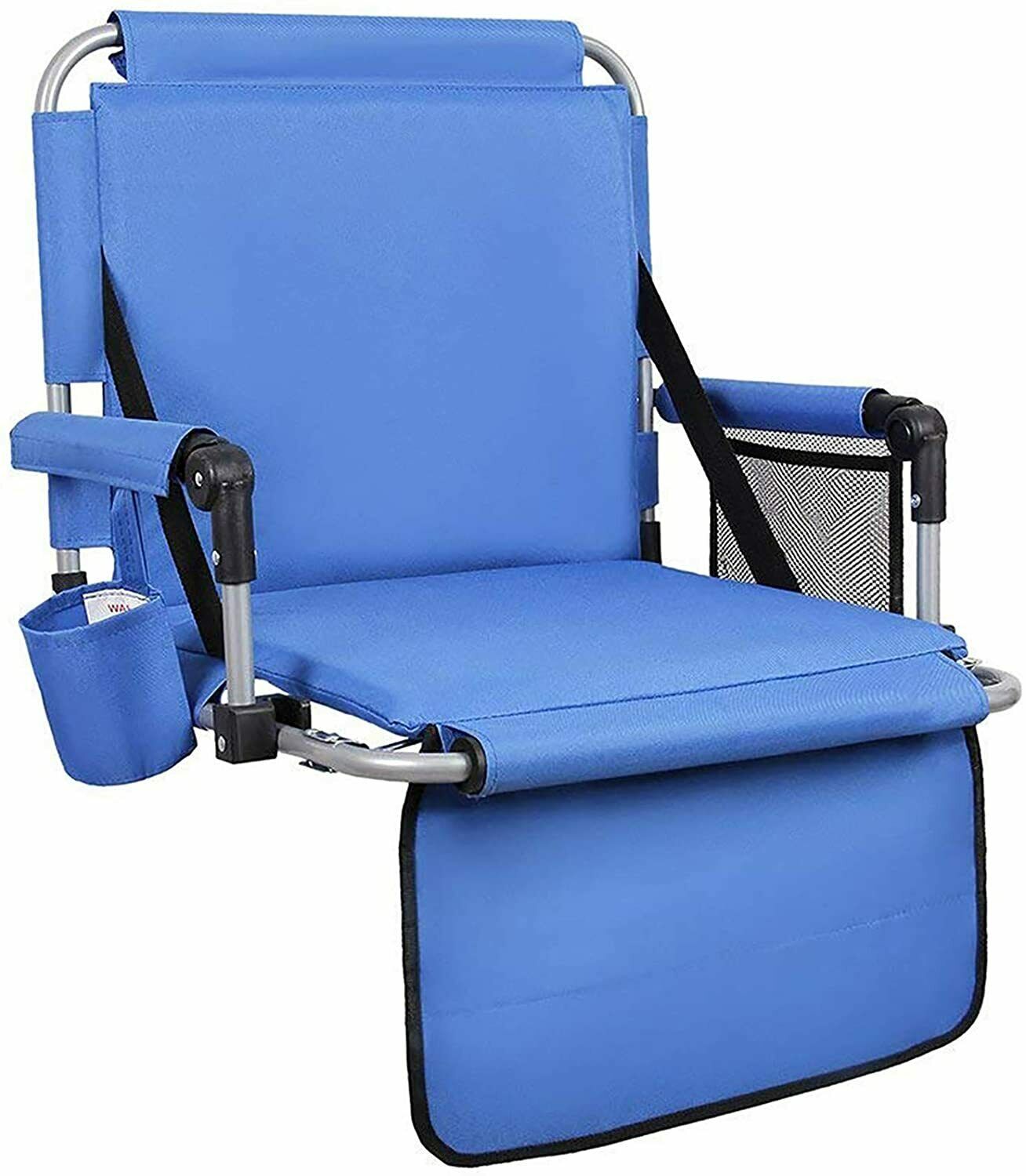 Portable Bleacher Stadium Chair Seat Cushion With Back
